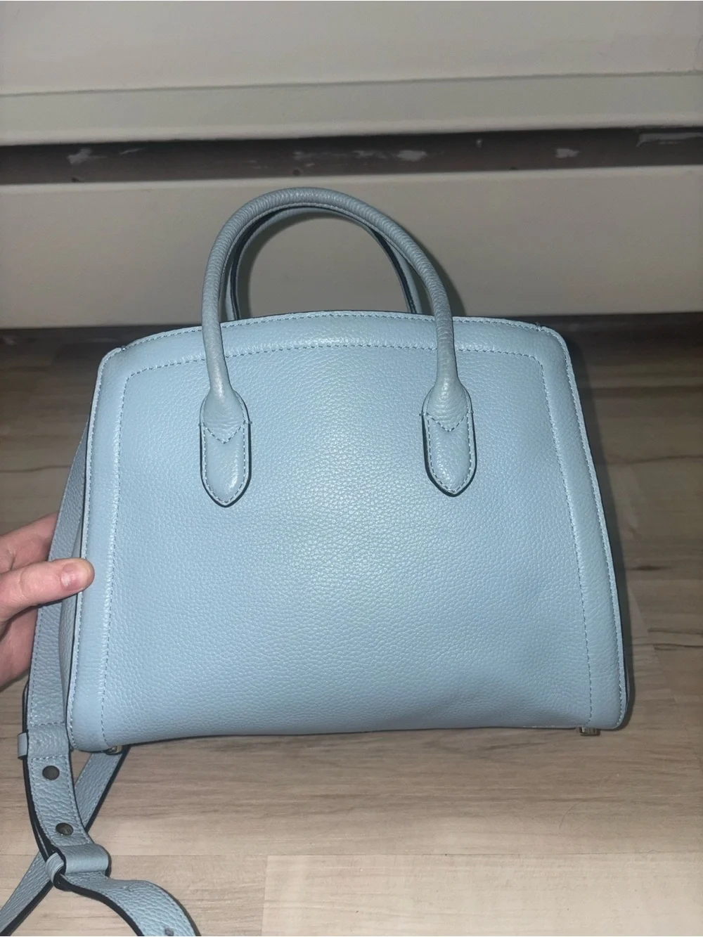 kate spade New York Knott Satchel Powder Blue with Crossbody Strap